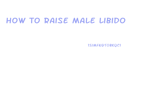 How To Raise Male Libido