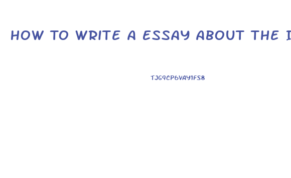 How To Write A Essay About The Impotence Of Something