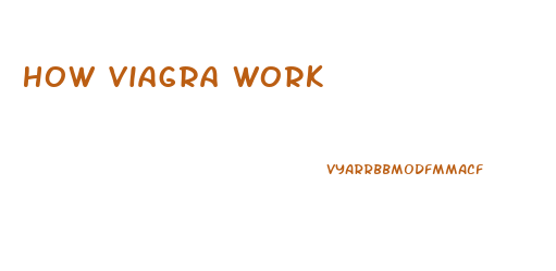 How Viagra Work