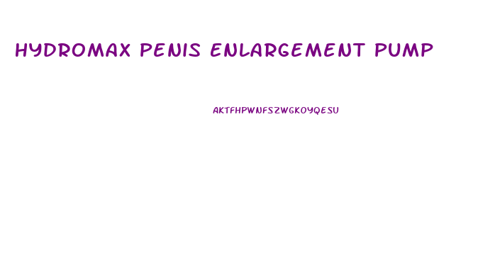 Hydromax Penis Enlargement Pump