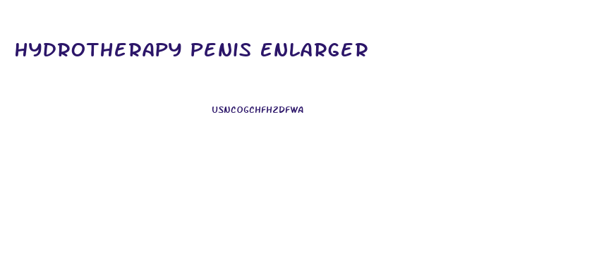 Hydrotherapy Penis Enlarger