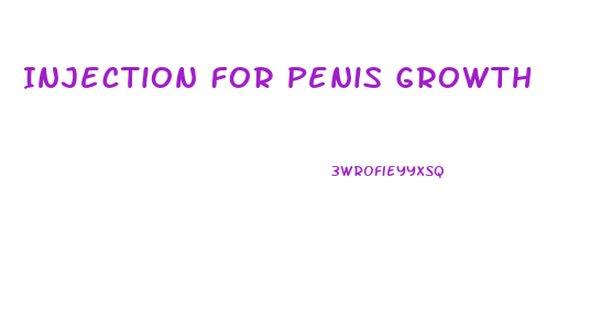 Injection For Penis Growth