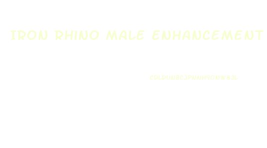 Iron Rhino Male Enhancement