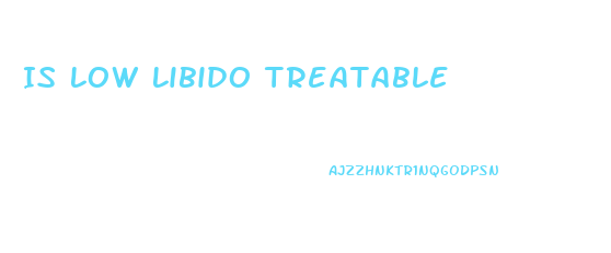 Is Low Libido Treatable