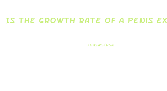 Is The Growth Rate Of A Penis Extender