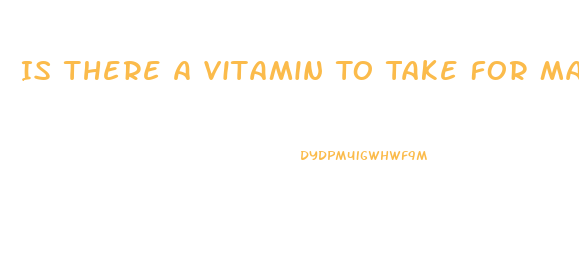 Is There A Vitamin To Take For Male Enhancement