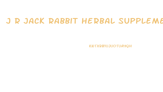 J R Jack Rabbit Herbal Supplement Male Enhancement 60 Pills