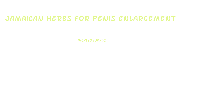 Jamaican Herbs For Penis Enlargement