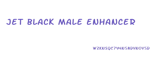 Jet Black Male Enhancer
