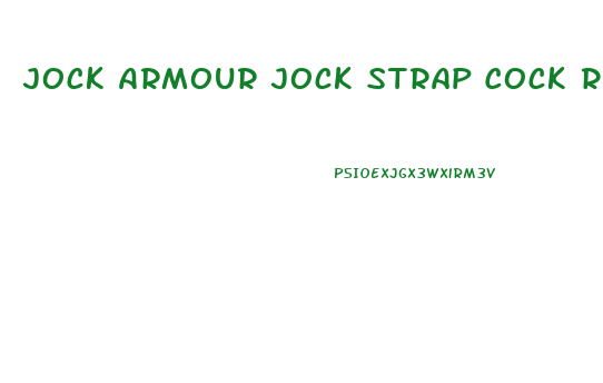 Jock Armour Jock Strap Cock Ring Male Enhancer