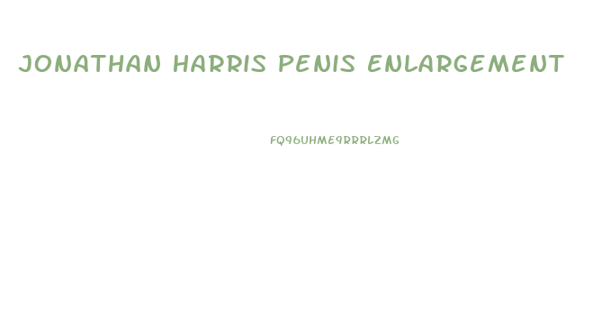 Jonathan Harris Penis Enlargement