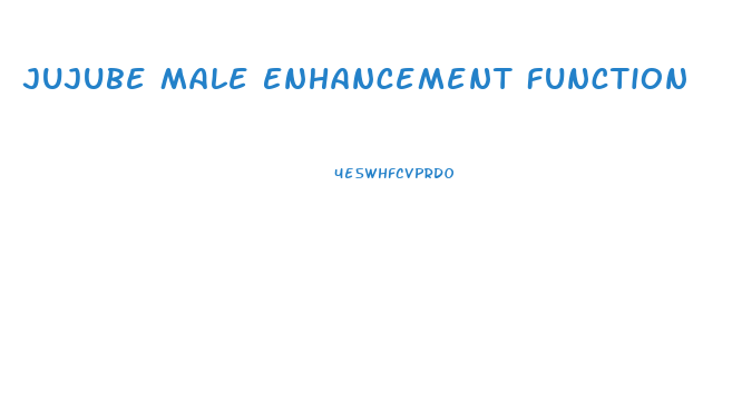 Jujube Male Enhancement Function