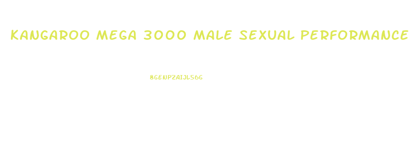Kangaroo Mega 3000 Male Sexual Performance Enhancement Bottle Of Pills