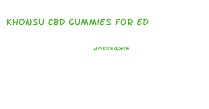 Khonsu Cbd Gummies For Ed