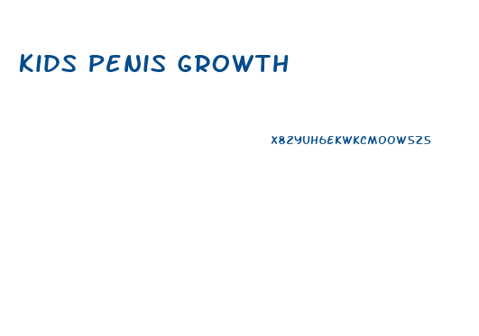 Kids Penis Growth