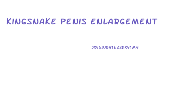 Kingsnake Penis Enlargement
