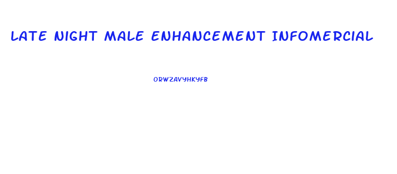 Late Night Male Enhancement Infomercial