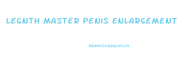 Legnth Master Penis Enlargement