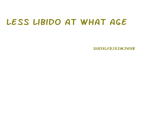 Less Libido At What Age
