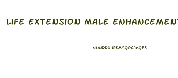 Life Extension Male Enhancement