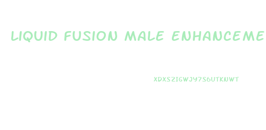 Liquid Fusion Male Enhancement Shot