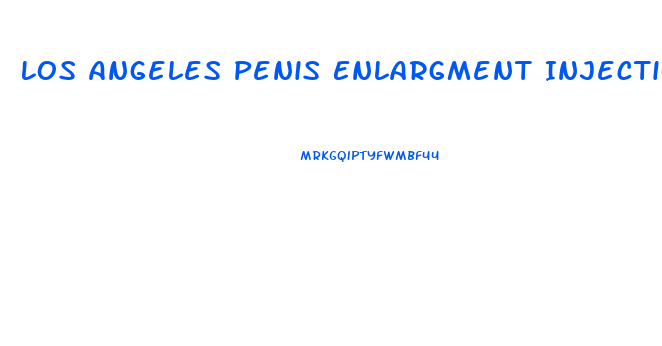 Los Angeles Penis Enlargment Injection