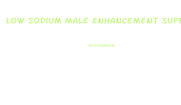 Low Sodium Male Enhancement Suppliment Testosterone Buster