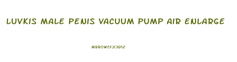 Luvkis Male Penis Vacuum Pump Air Enlarge