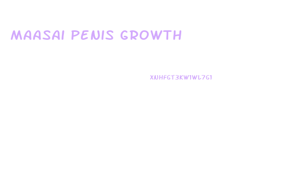 Maasai Penis Growth
