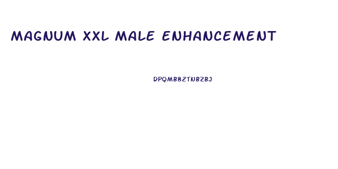 Magnum Xxl Male Enhancement