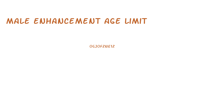 Male Enhancement Age Limit