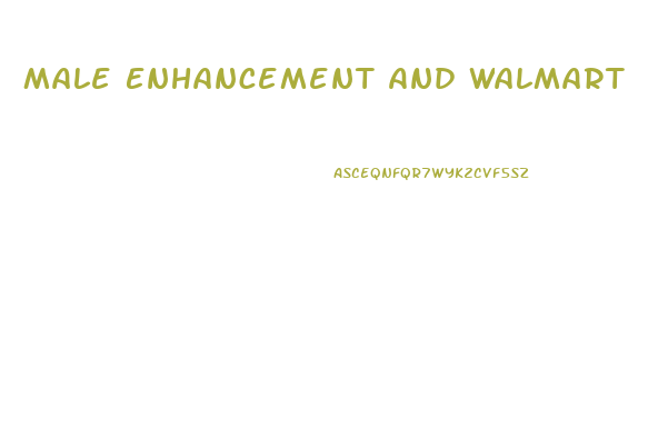 Male Enhancement And Walmart