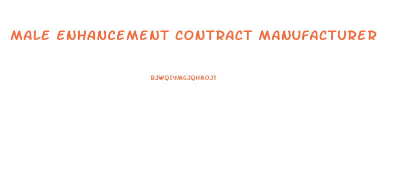 Male Enhancement Contract Manufacturer