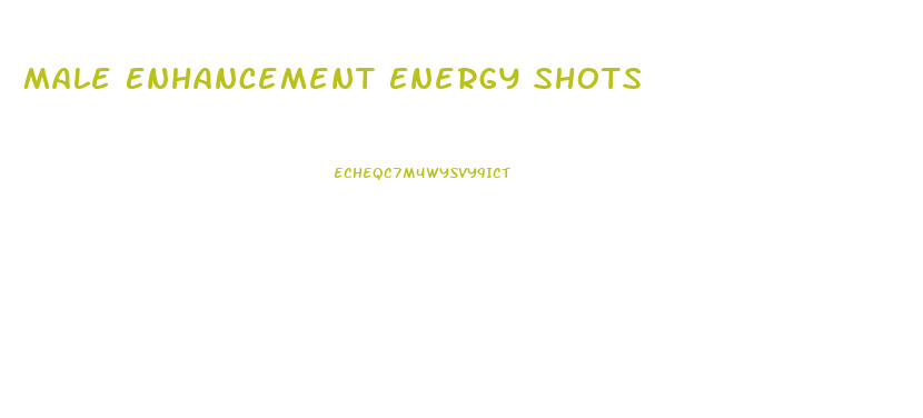 Male Enhancement Energy Shots