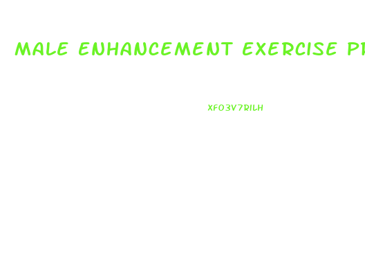 Male Enhancement Exercise Programs