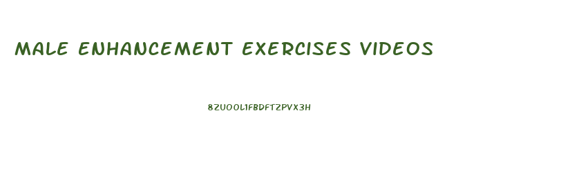 Male Enhancement Exercises Videos