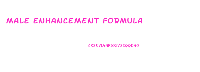 Male Enhancement Formula