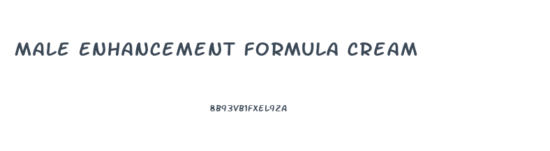 Male Enhancement Formula Cream