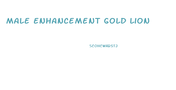 Male Enhancement Gold Lion