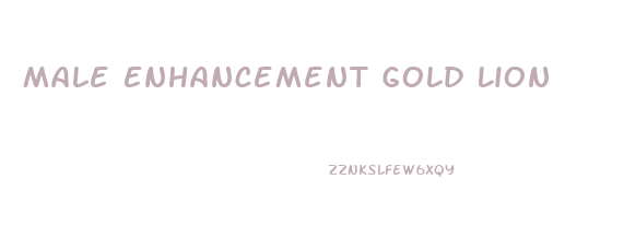 Male Enhancement Gold Lion