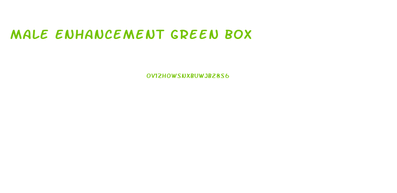 Male Enhancement Green Box