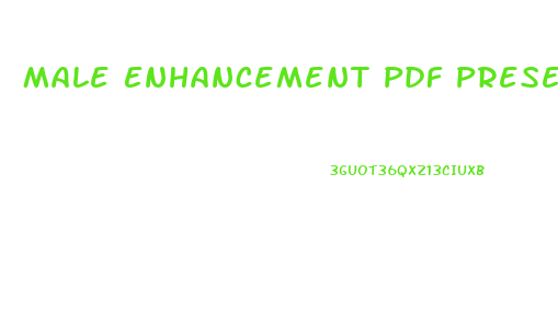 Male Enhancement Pdf Presentation Inurl Pdf