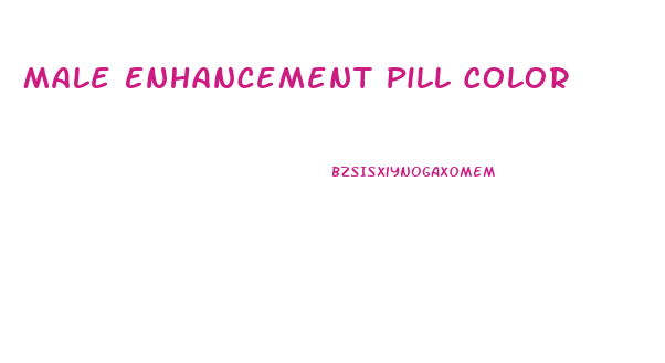 Male Enhancement Pill Color