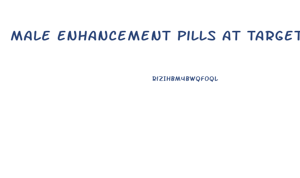 Male Enhancement Pills At Target