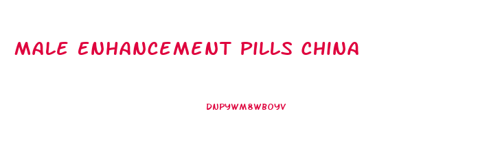 Male Enhancement Pills China