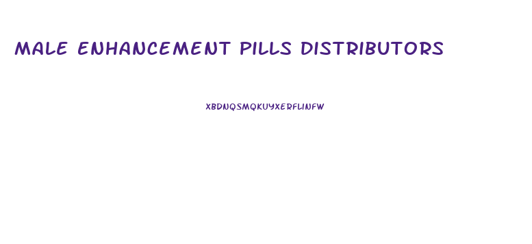 Male Enhancement Pills Distributors