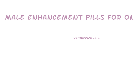 Male Enhancement Pills For One Night