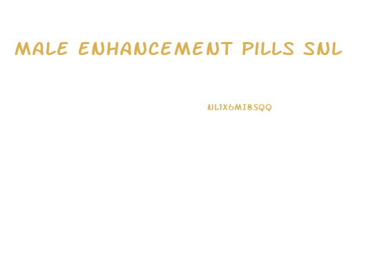 Male Enhancement Pills Snl