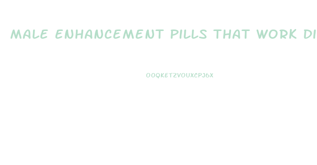 Male Enhancement Pills That Work Dietary Supplements