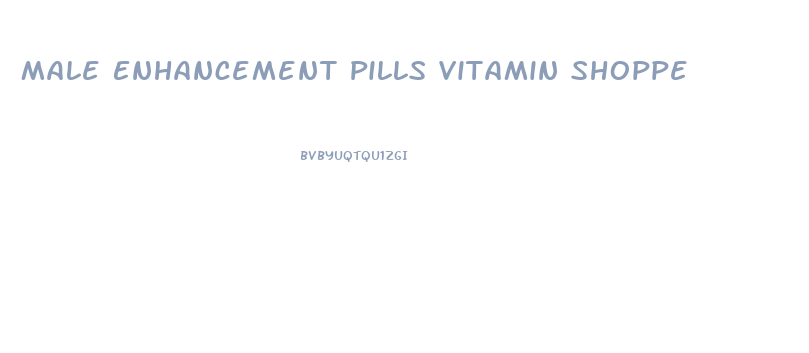 Male Enhancement Pills Vitamin Shoppe